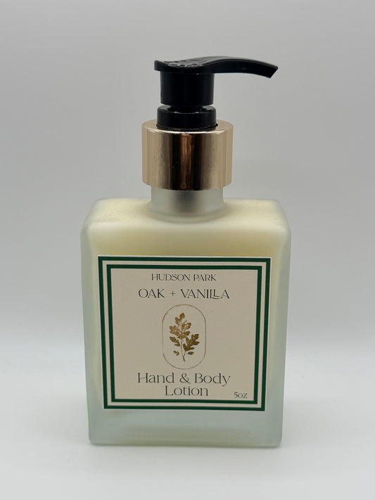Oak and Vanilla Lotion